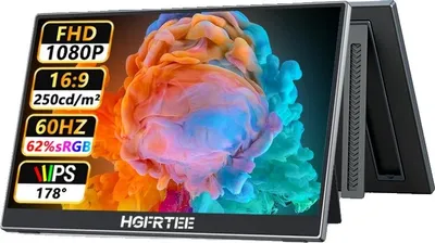 Produktbild von Tragbarer Monitor, 60Hz Bildwiederholfrequenz, 1080P Auflösung, B156-SZF06L6