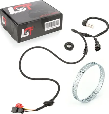 Produktbild von ABS-Sensor und ABS-Ring Set Vorderachse 45 Zähne für Audi A6 4B C5 bis 12.1998