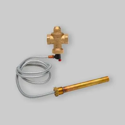Obrázok produktu pre Dvojitý bezpečnostný termostatický ventil 3/4" s 1,2 m kapilárou