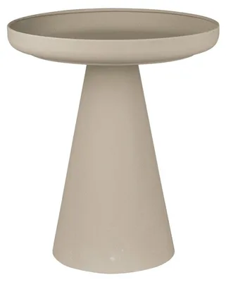 Produktbild von Beistelltisch - Ø 41 cm - Sandfarben - Metall