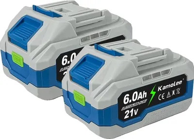 Image de Batterie lithium-ion, 21 V, capacité de 6 000 mAh, 2 batteries de 60 Ah