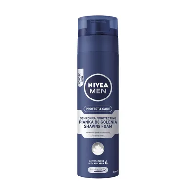 Zdjęcie produktu dla Nivea Men Protect & Care Ochronna pianka do golenia 200ml