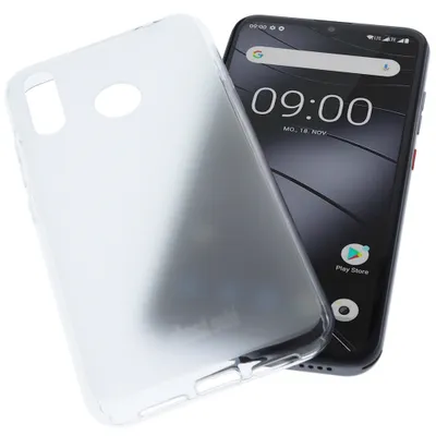 Produktbild von foto-kontor Hülle kompatibel mit Gigaset GS3 Tasche Gummi TPU Schutz Handytasche transparent