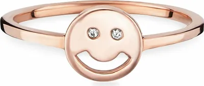Produktbild von cai Ring 925/- Sterling Silber rot 052 (16,6) Zirkonia weiß 135270110