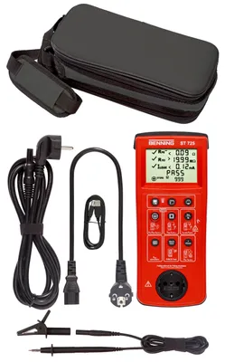 Produktbild von BENNING Batterie- BENNING ST 725 u.netzbetriebener Gerätetester