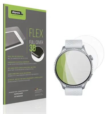 Produktbild von 2x Full Cover Schutzfolie matt für NONGAMX MT80003sl Panzerfolie Anti-Shock