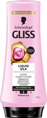 Produktbild von Gliss Hair Repair Conditioner mit flüssiger Seide für seidiges Haar - 200 ml - 1 Stück