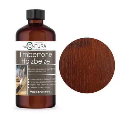 Produktbild von Contura Holzbeize 250ml Holzfarbe Tischler Positiv Beize Holz Farbe Wasserbeize Parkett - Palisander dunkel