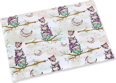 Immagine prodotto di Cuscino per lettino per neonati - 42x32 cm - sottile - Beige,Verde,Viola