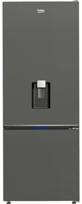 Produktbild von BEKO B1RCNE534DG Kombi-Kühlschrank mit 475 l, Ventilationskühlung Aeroflow, Wasserspender, Gefrierfach unten,