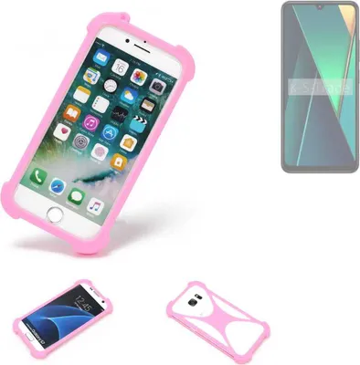 Produktbild von K-S-Trade Handy Hülle kompatibel mit POCO C75 Schutz Hülle Bumper Silikon Schutz Hülle Cover Case Silikoncase Silikonbumper TPU Softcase