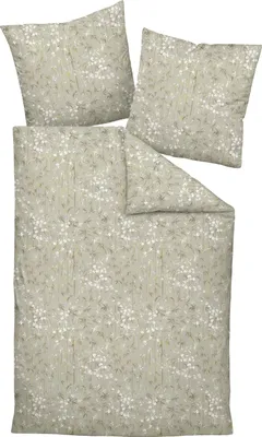 Produktbild von Janine Interlock Feinjersey Bettwäsche Carmen S in 135x200 + 80x80 cm 55117-06 olivgrün