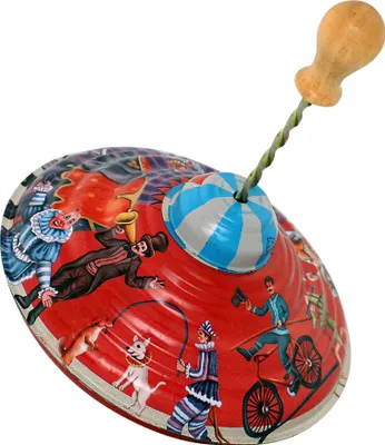 Produktbild von Blechspielzeug - Vintage Spielzeug - Kreisel - groß