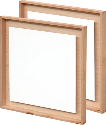 Obrázok produktu pre 2x PLOCHA NA MAĽOVANIE S RÁMOM 30x30 cm | Maliarska sada