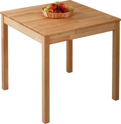 Produktbild von Krok Wood Esstisch Tomas aus Massivholz in Buche 75x75x75 cm