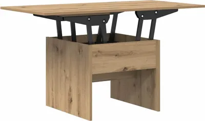 Immagine prodotto di vidaXL Tavolino in rovere artigianale 55 x 54,5 x 45 cm Materiale a base di legno