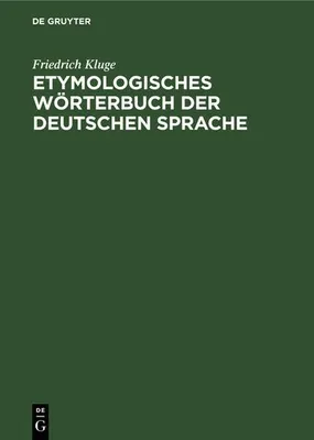 Produktbild von Etymologisches Wörterbuch der deutschen Sprache