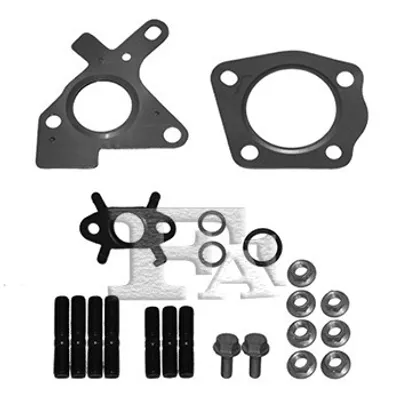 Produktbild von FA1 KT220100 Montagesatz Turbolader für NISSAN Qashqai / Qashqai +2 I (J10, NJ10) für RENAULT Clio III Schrägheck (BR0/1, CR0/1) Scénic III (JZ0/1)
