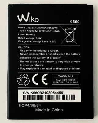 Produktbild von Original Genuine Akku Wiko K560 für Wiko Y62 Y62 Plus Y82 3000 mAh