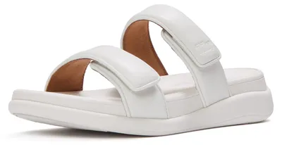 Produktbild von FitFlop FitFlop F-Mode Go Adjustable Flatform Two-Bar Slides WEISS 39