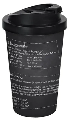 Produktbild von Coffee to go Becher Mathe 400ml