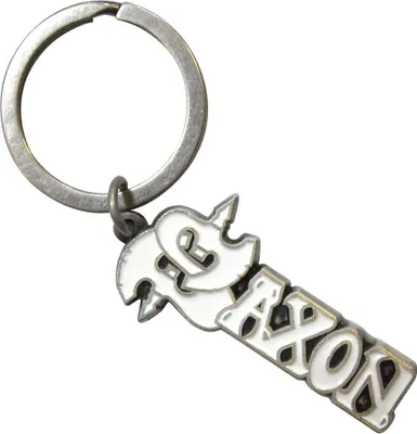 Obrázek produktu pro Saxon - Přívěsek na klíče s logem RO12140 (jedna velikost) (bílá/stříbrná)