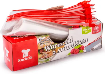 Produktbild von Reißverschlusstaschen stabil 20 x 20 cm 16 Stück Kuchcik