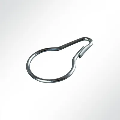 Produktbild von Lysel® Birnenförmiger Druckring, (D) 25mm in grau (10 Stück)