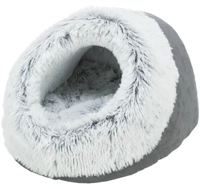 Produktbild von TRIXIE Höhle Harvey - grau/weiß-schwarz - 35 × 26 × 41 cm