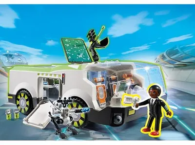 Image de PLAYMOBIL super 4 6692 techno cameleon avec gene