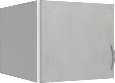 Produktbild von Aufsatzschrank weiß mit Betonoptik MIAMI-43, B/H/T ca. 40/40/54 cm