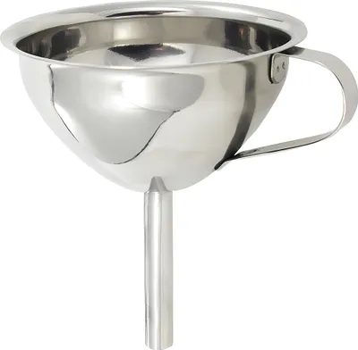 Produktbild von TRICHTER aus Edelstahl Ø9cm mit Griff Einfülltrichter Fülltrichter Flaschentrichter 36