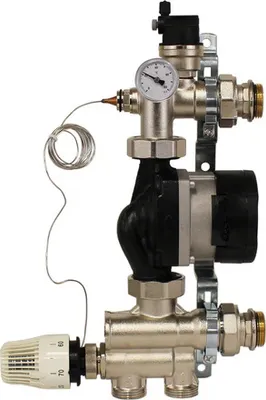 Produktbild von Festwertregelset einstellbar 20 - 70°C und Hocheffizienzpumpe mit Halterung