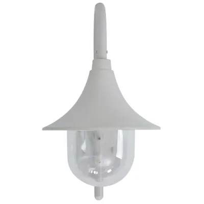 Immagine prodotto di vidaXL Applique da giardino E27 42 cm alluminio bianco