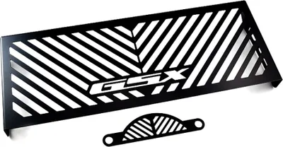 Obrázek produktu pro Kryt chladiče ZIEGER kompatibilní s logem Suzuki GSX 1400 černý