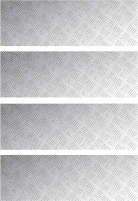 Produktbild von vidaXL Treppe Tritt Rechtwinklig 4 pcs Silber 90 x 30 cm Aluminium