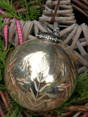 Produktbild von Christbaumkugel Amaranja Halme, altgold