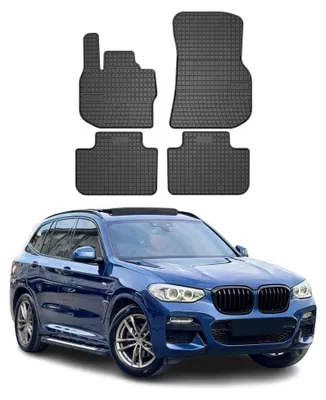 Image de OMAC Tapis de sol pour BMW X3 G01 2017-2024 Noir en caoutchouc