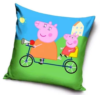 Image de Housse de coussin "Peppa Pig", 40 x 40 cm