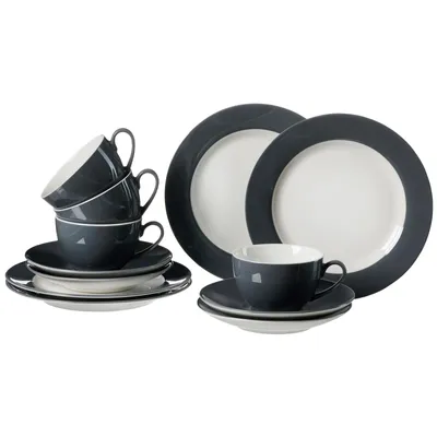 Produktbild von Kaffeeservice 12 tlg. Doppio anthrazit