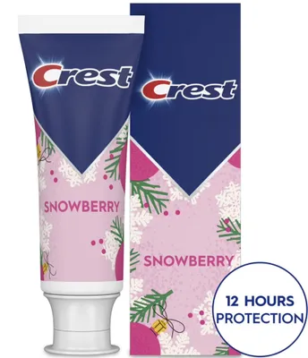 Imagen del producto de Pasta dentífrica Crest Holiday Edition Snowberry, 116 g (4,1 oz)
