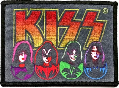 Produktbild von Kiss Faces & Icons Aufnäher zum Aufnähen