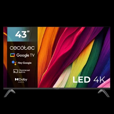 Zdjęcie produktu dla Cecotec ALU40043, 109,2 cm (43"), 3840 x 2160 px, 4K Ultra HD, LED, Smart TV, Czarny