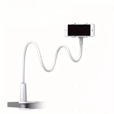 Produktbild von Handyhalterung Bett 100 cm – Flexible Schwanenhals Smartphone Halterung Weiß