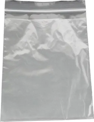 Immagine prodotto di 100 sacchetti dentali/canguro con chiusura a pressione 180x250+230mm 50mµ