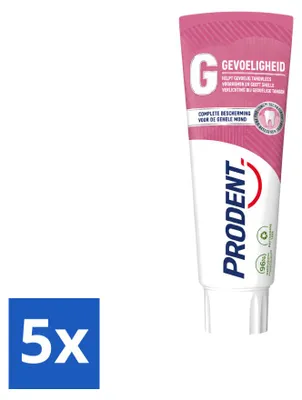 Produktbild von 5 x Prodent Tandpasta Gevoeligheid met Pro-Zinc Technologie - 75 ml - Vorteilspackung - 5 Stücke