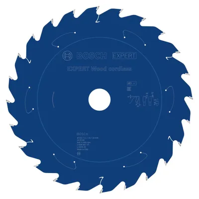 Zdjęcie produktu dla Piła tarczowa Bosch EXPERT Wood, 254 x 2,1 x 30 mm, Z24, kąt zębów 25°