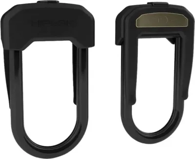 Produktbild von Hiplok D, U-Schloss, Schwarz, Gummi, Stahl, 1,3 cm, Schlüssel