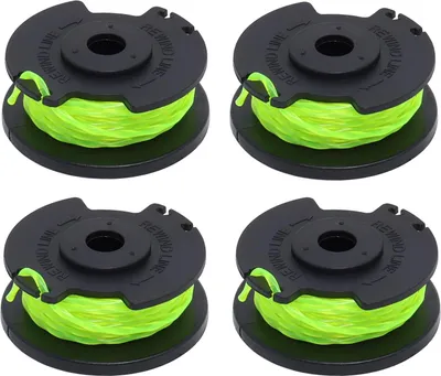 Produktbild von Poweka 4 Stück Trimmerspule für Ryobi Gewindestange Rac143, RLT36, RLT36C33, RLT36B33,2mm