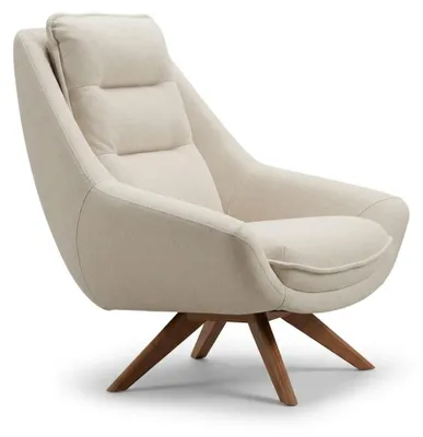 Obrázek produktu pro Křeslo, látka, polštář, bílá barva, moderní, elegantní, ergonomické, vysoké opěradlo